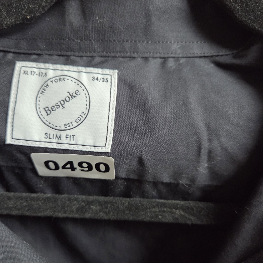 Bespoke Men's Black Slim Fit Jacket